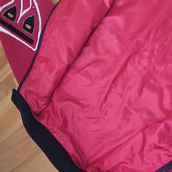 VTG L’egaree Yukon Fleece Embellished Bald Eagle Jacket with lining, Size L, - Picture 7 of 8